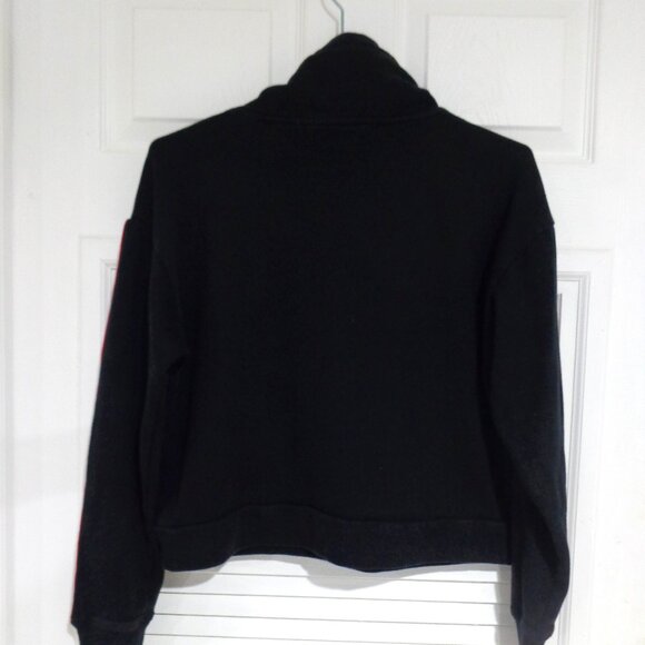 TOMMY HILFIGER Sports Cropped Black Sweater Long Sleeves Women's size M‎ - Picture 2 of 7